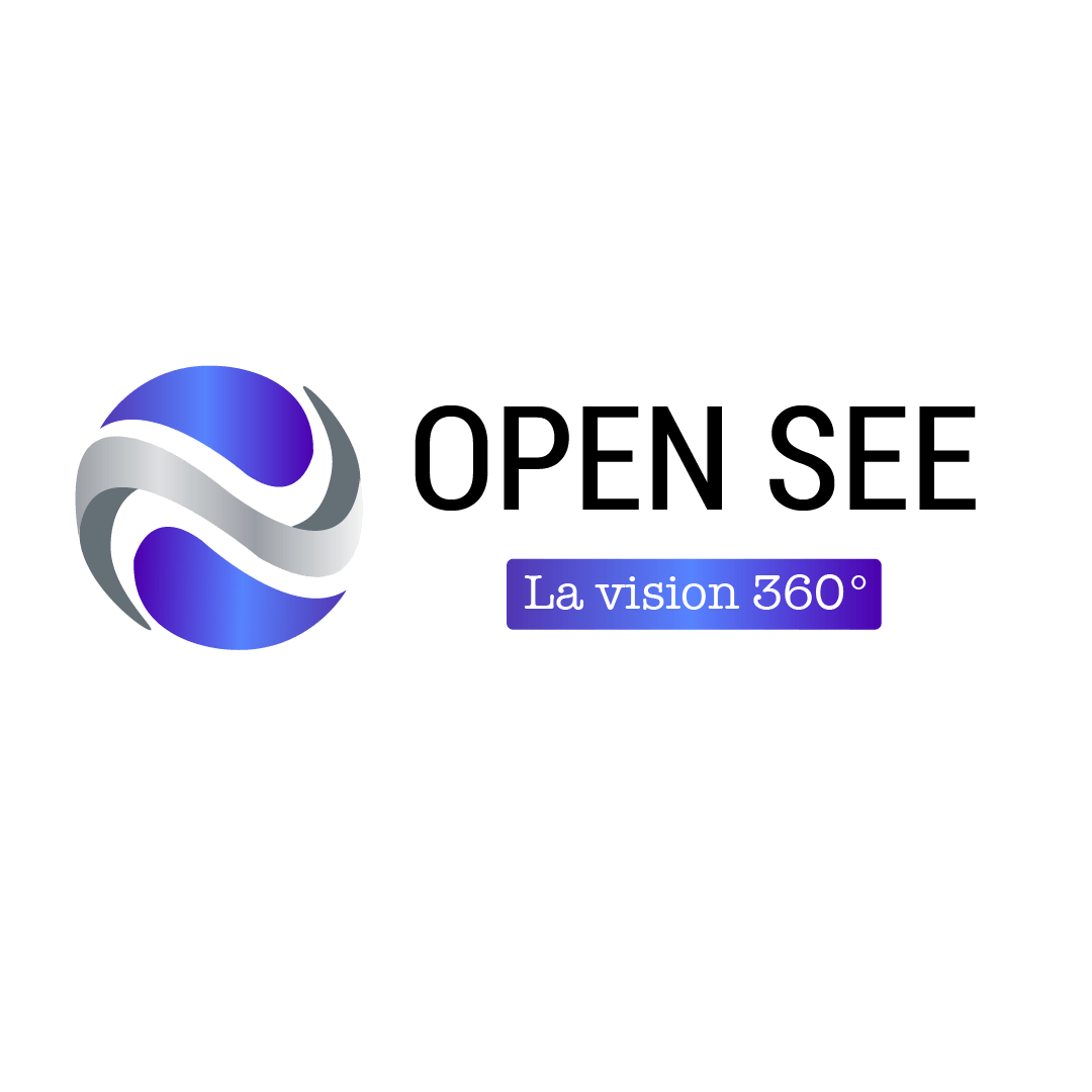 logo violet vertical écriture noir